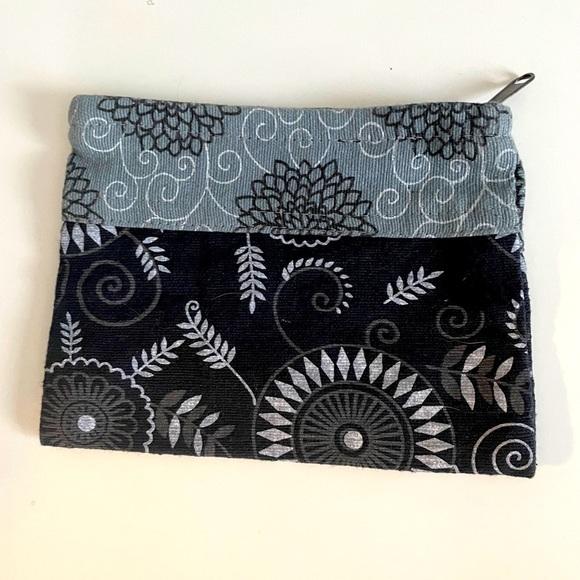 Rising Tide Handbags - BOHO Floral Tribal Aztec Whimsical Change Purse 100% Cotton Made in Nepal